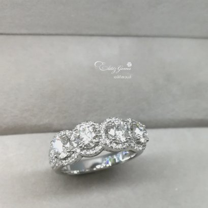 แหวนเพชรแถว ER2621